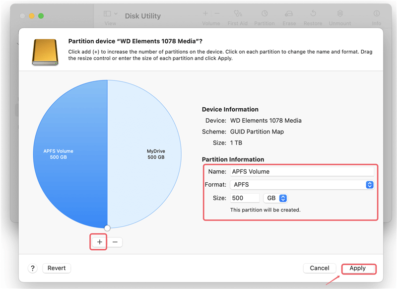 create a new volume on a hard drive