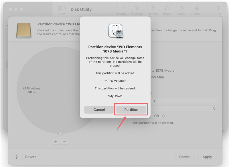 create a new volume on a hard drive