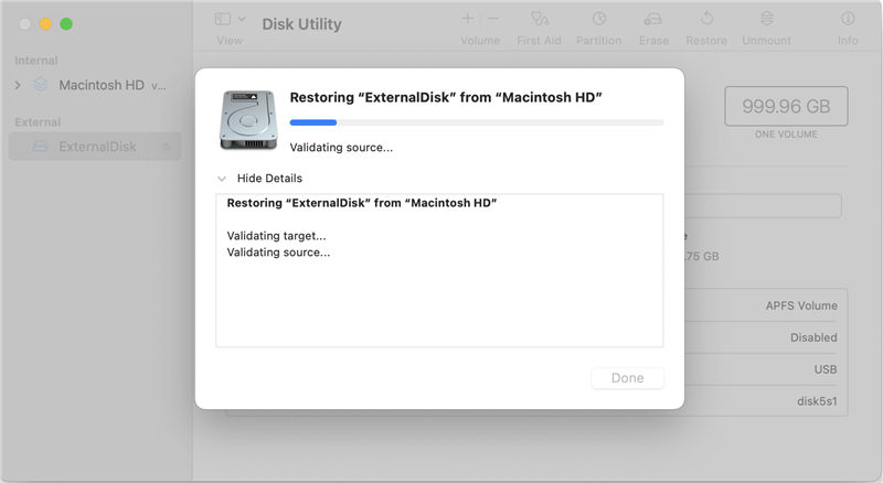 how to clone HDD on Mac