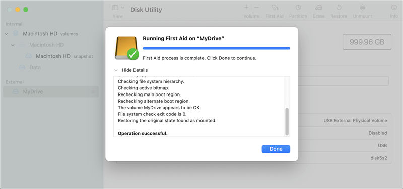 WD My Passport is ready-only on Mac