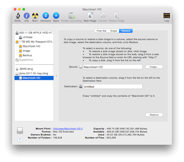 disk clone software for Mac OS X 10.11