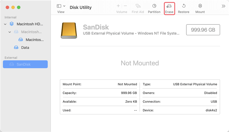 can't copy files from Mac to an external SSD