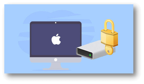 unlock external hard drive on Mac