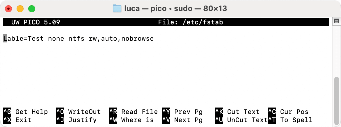 NTFS for macOS Catalina