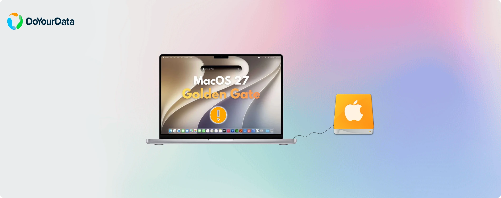 external hard drive not showing up on macOS 27 Golden Gate
