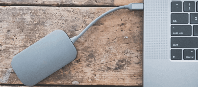 unlock external hard drive on Mac