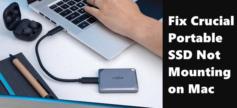 fix Crucial portable SSD not mounting on Mac