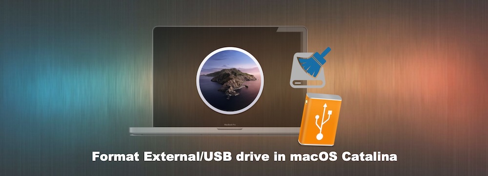 Format USB Drive, External Hard Drive on macOS Catalina (macOS 10.15)