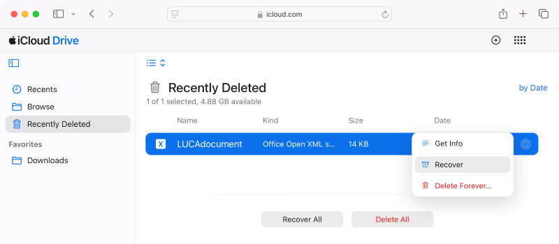 recover deleted backups on Mac