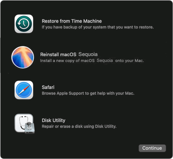 how to factory reset a Mac