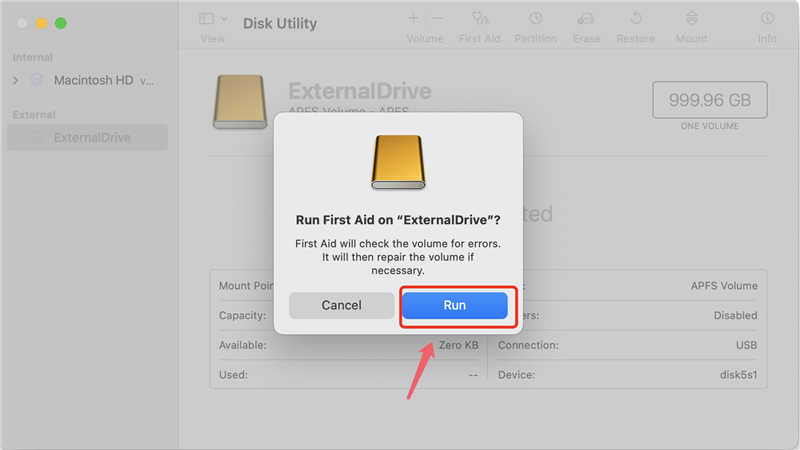 fix Seagate Backup Plus read-only on Mac