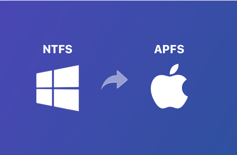 Format NTFS to APFS on Mac