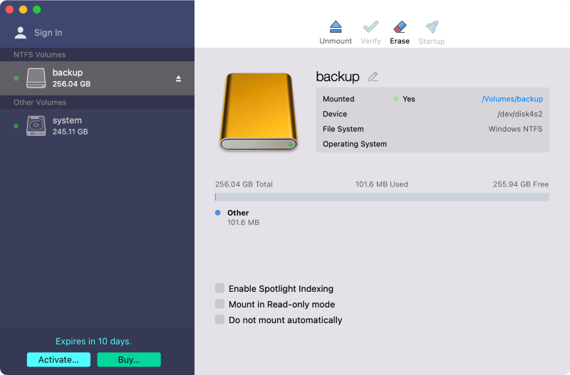 best NTFS driver for macOS Mojave
