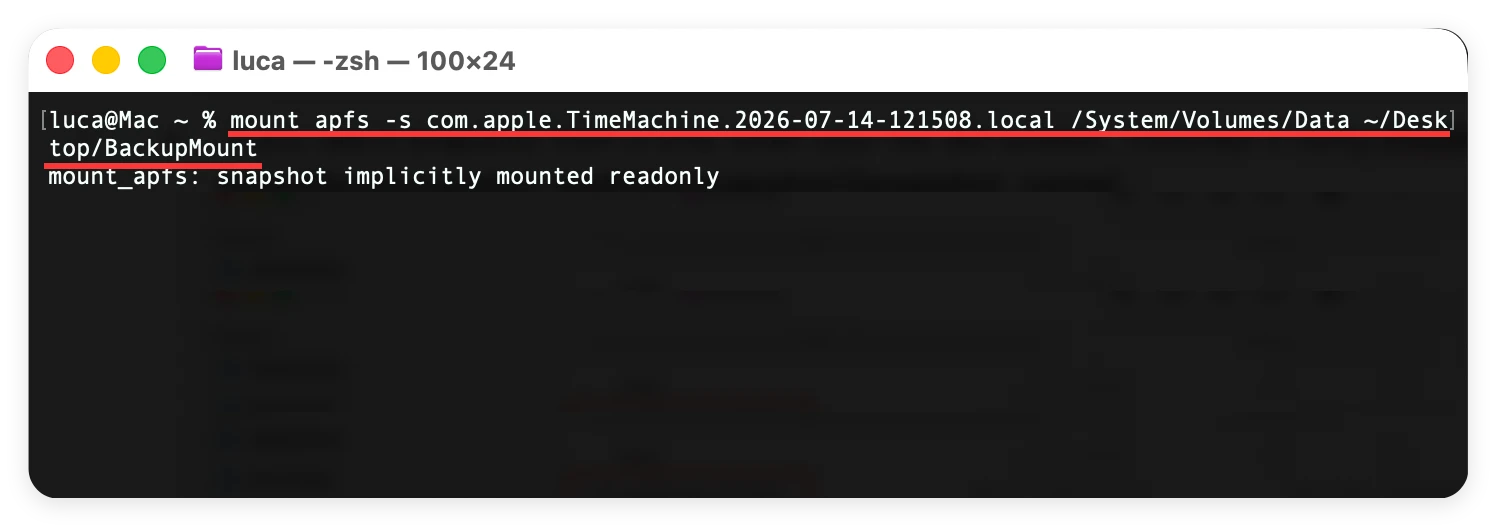 macOS 27 file recovery