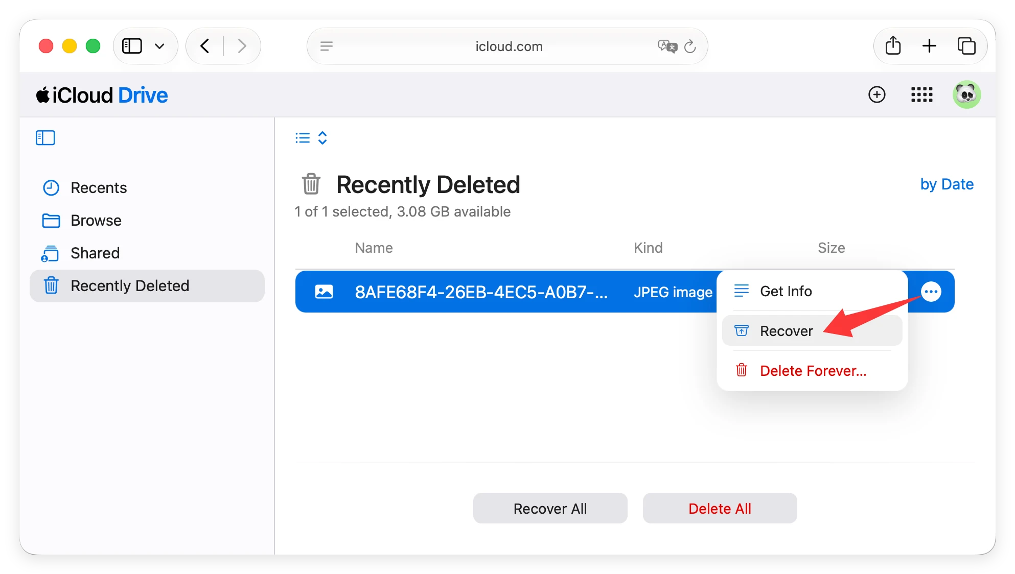 macOS 27 file recovery
