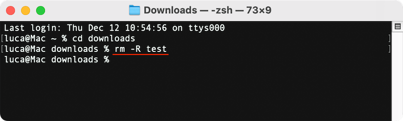 Use Terminal to Delete Files/Folders on Mac