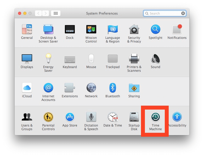 back up Mac OSX 10.11 El Capitan