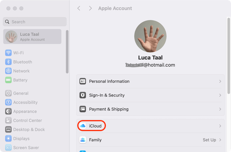 back up Mac with icloud