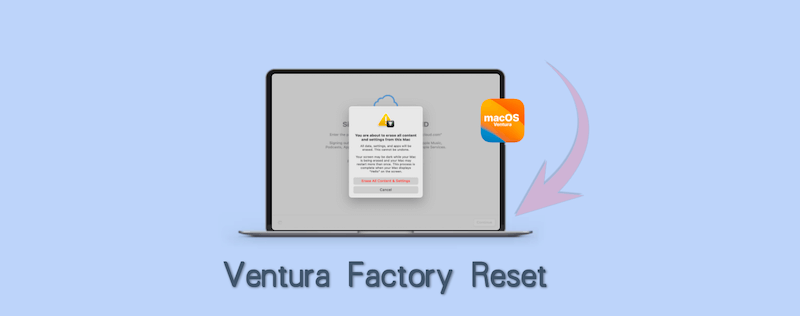 factory reset macOS Ventura