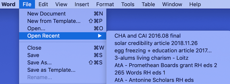 recover deleted MS Word documents from MacBook/MacBook Pro/MacBook Air