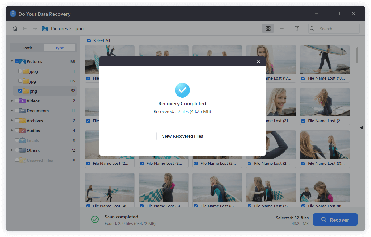 recover data from deleted partition