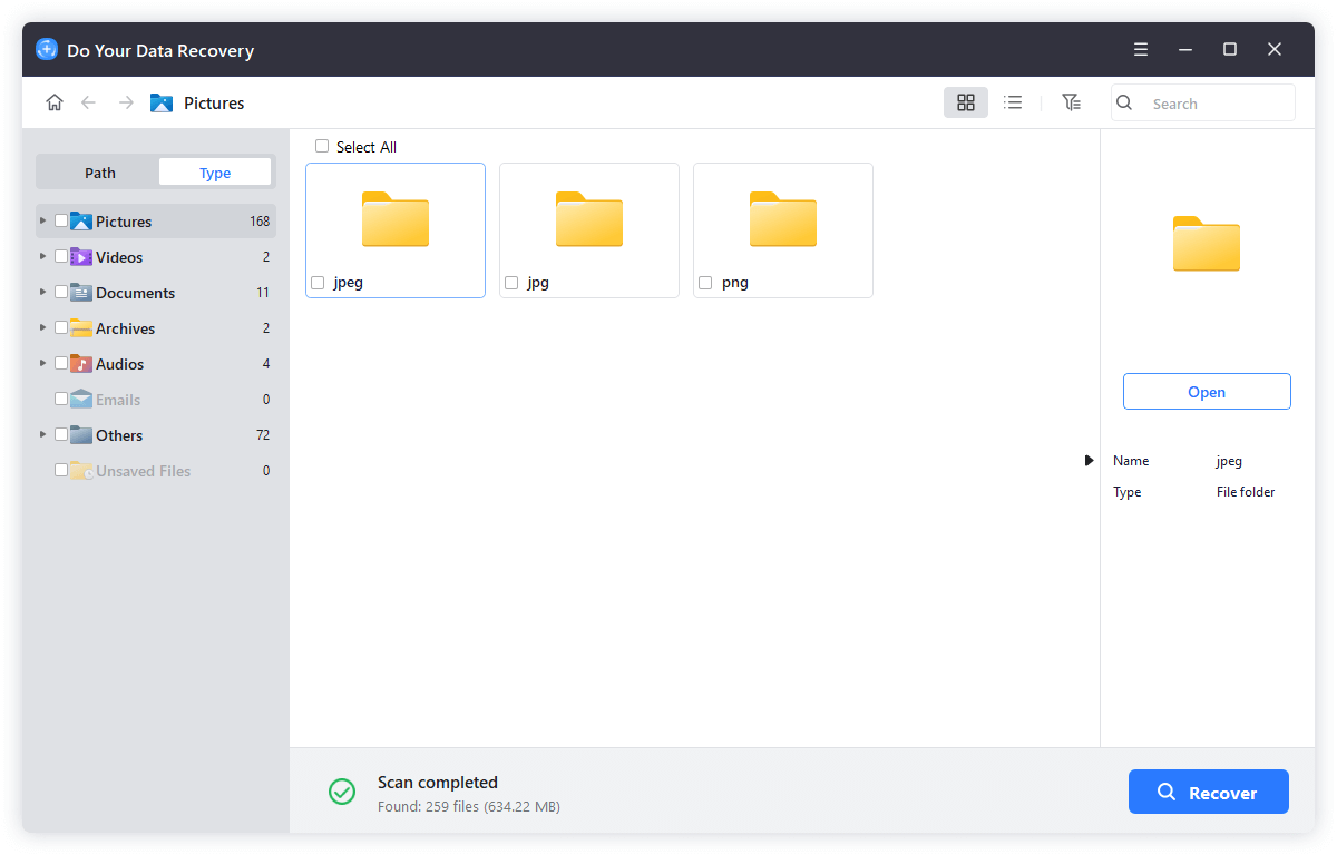 recover lost ZIP files