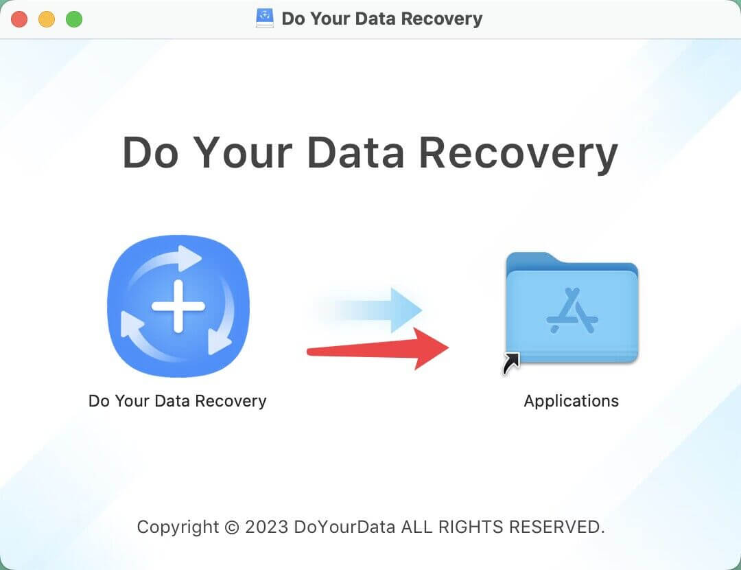 Install Mac Data Recovery