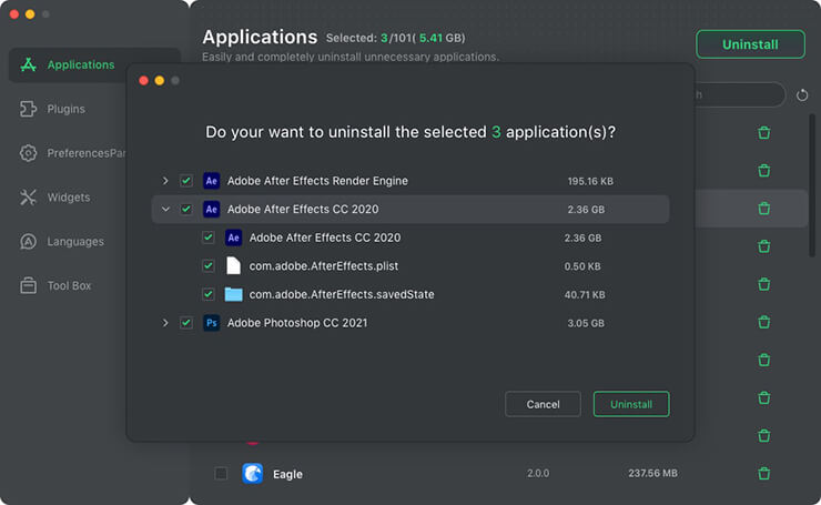 how to remove stubborn applications from Mac