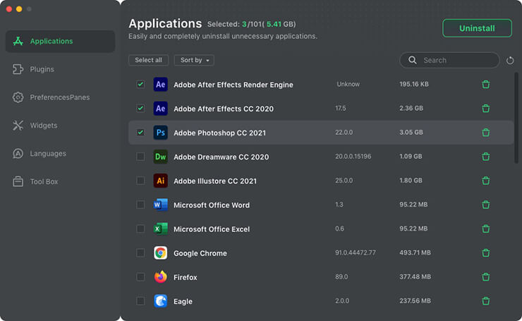 Free Mac uninstaller user guide