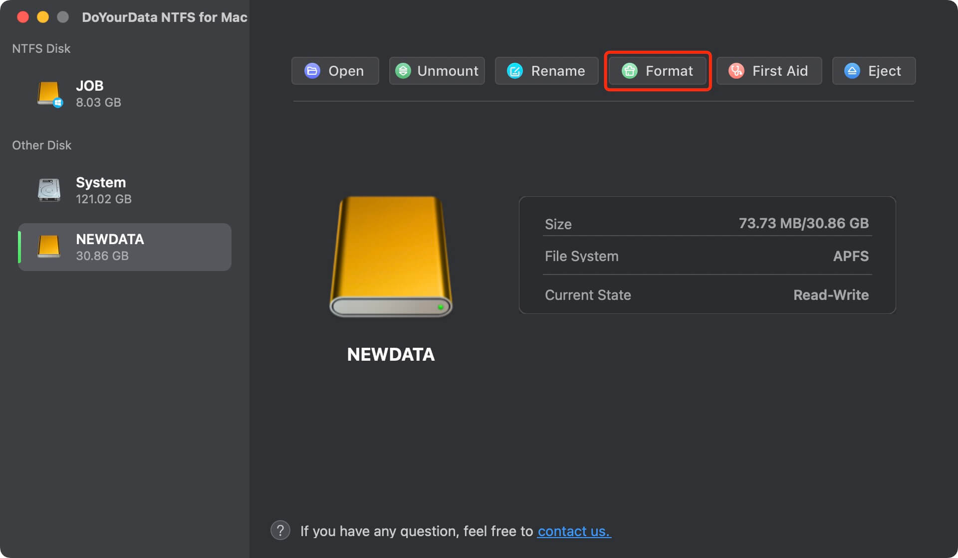 format corrupted USB drive to ExFAT or FAT32