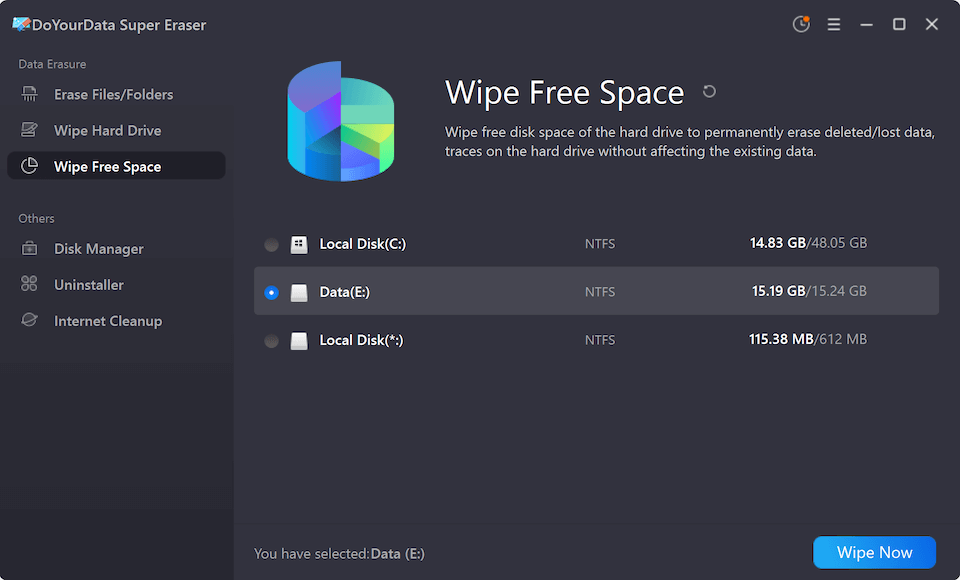 Windows Server data erasure solution