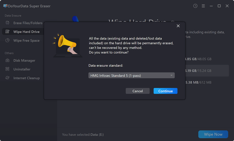 Permanently Delete Financial Documents